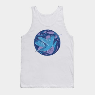 Mountain Blue Circle of The Hummingbird Tank Top